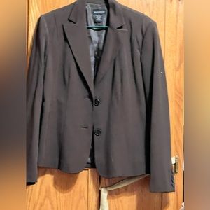Brown suit coat